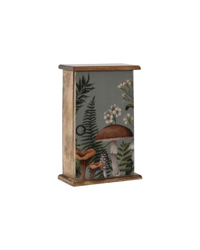 Avainkaappi Home ESPRIT Luonnollinen 18 x 7,5 x 28 cm