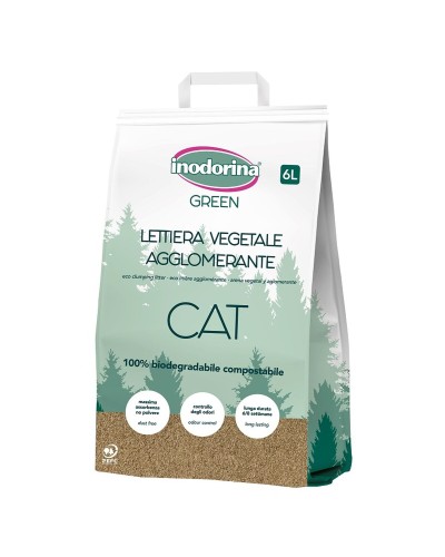 Sable pour chats Inodorina Sans parfum 6 L