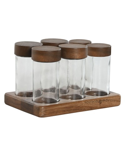 Spice Rack Home ESPRIT 90 ml 17 x 12 x 10,5 cm