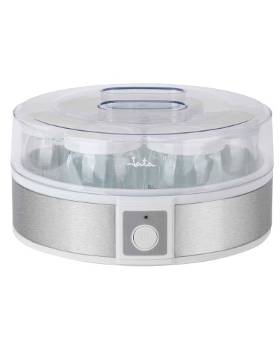 Yaourtière Jata JEYG2266 de 20W avec une capacité de 1,2 litre pour préparer du yaourt frais.
