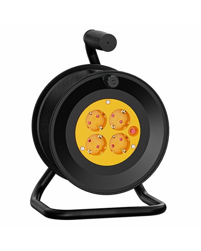 Kabelhaspels TM Electron 3 x 1,5 mm 25 m 4 Plug