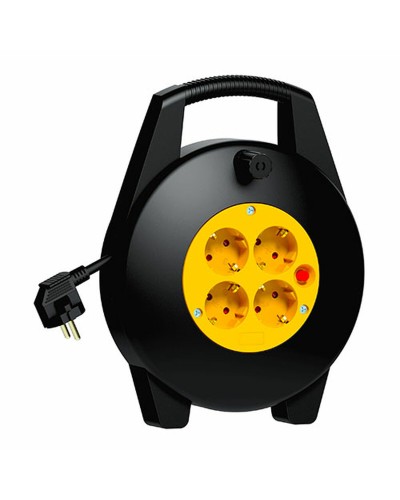 Avvolgicavo TM Electron 3 x 1,5 mm 10 m 4 Prese