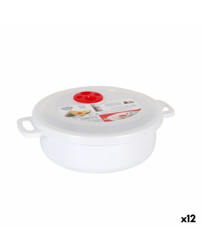 Lunch Box with Lid for Microwaves Dem 1,5 L (12 Units)