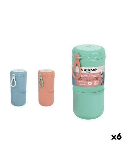 Resetermosflaska ThermoSport Double 380 ml + 380 ml (6 antal)