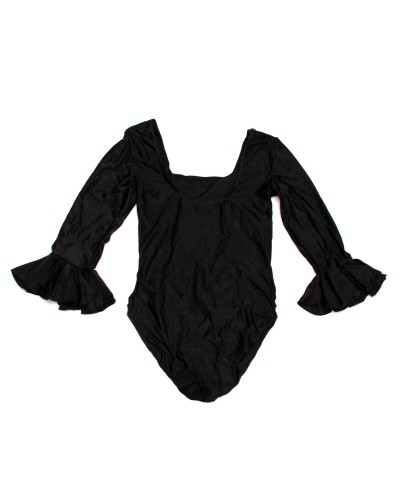 Body Flamenco Nero XL - Body Danza Flamenco - BD001BL - Taglia XL
