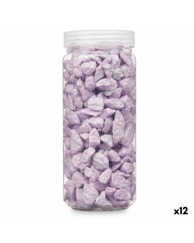 Piedras Decorativas Lila 10 - 20 mm 700 g (12 Unidades)