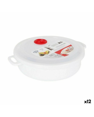Fiambrera Redonda con Tapa Dem 2 L (12 Unidades)