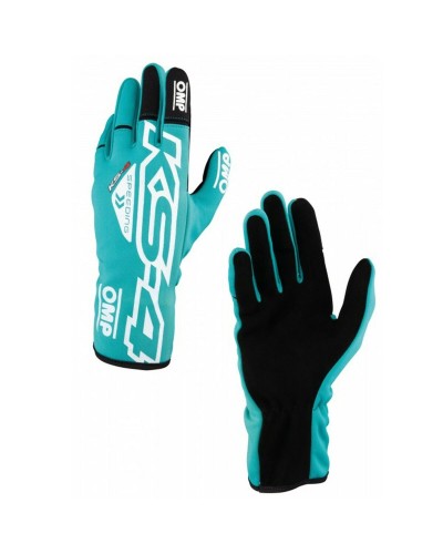 Guanti da karting per bambini OMP KS-4 Verde 5