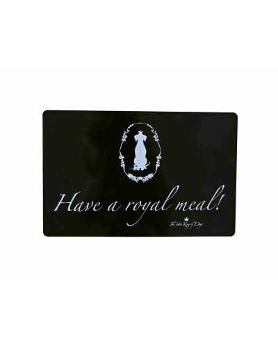 Bordsduk Trixie Have a royal meal Svart Plast 44 × 28 cm