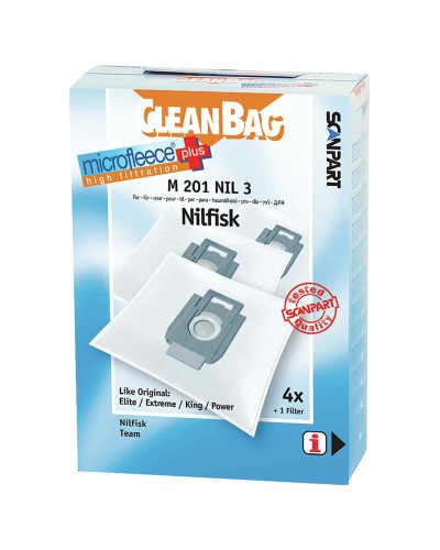 Replacement Bag for Vacuum Cleaner Scanpart M 201
