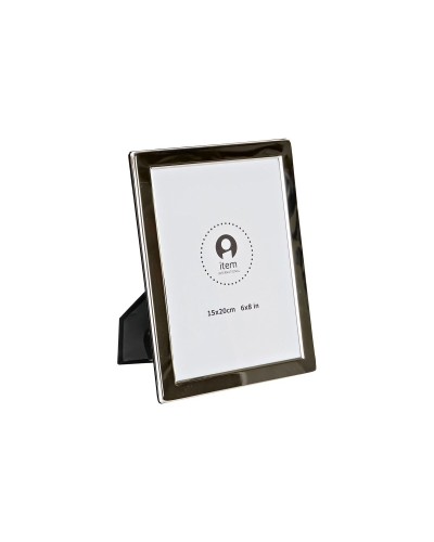 Fotorahmen DKD Home Decor Metall Silberfarben Traditionell 18 x 2 x 23 cm