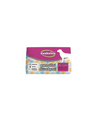 Disposable nappies Inodorina 12 Units