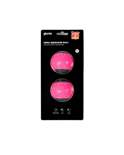 Pet Ball Gloria PLAY AND RUN Pink TPR M 6,35 cm 2 Units