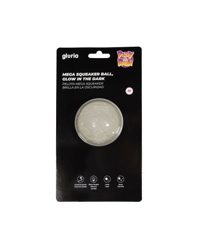 Pelota para Mascotas Gloria PLAY AND RUN Amarillo TPR 6,35 cm