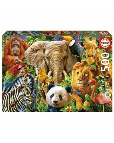 Puzzle: Tiere Educa 500 Stücke