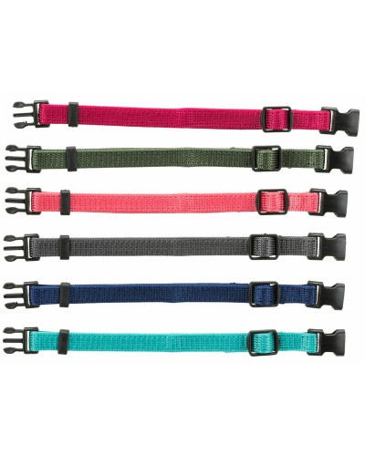 Collier pour Chien Trixie Multicouleur M/L 22-35 cm (6 Unités)