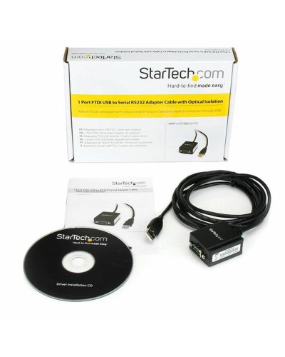 USB to RS232 Adapter Startech ICUSB2321FIS         Black