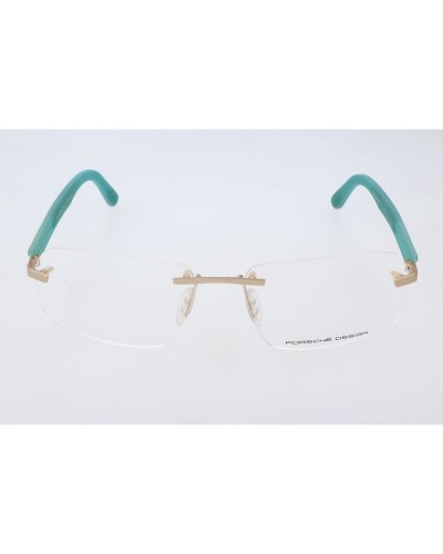 Men' Spectacle frame Porsche Design P8233-E Golden ø 60 mm