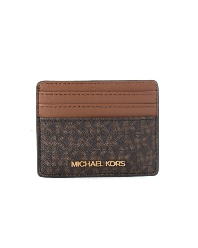 Porte-cartes Femme Michael Kors 35F8GTVD3B-BROWN