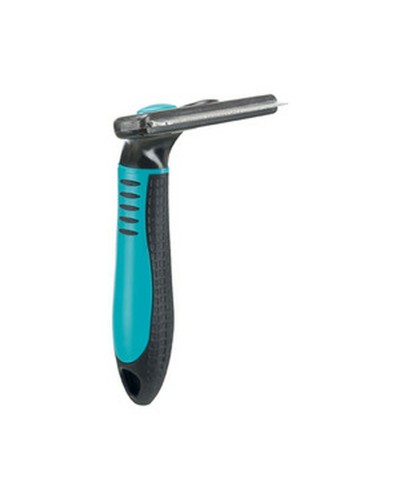 Brosse pour carder Trixie Noir Turquoise 8 × 14 cm