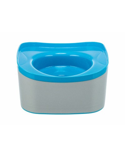 Gamelle Rafraîchissante pour Animaux de Compagnie Trixie Bleu Gris foncé Plastique 21 × 11 × 21 CM