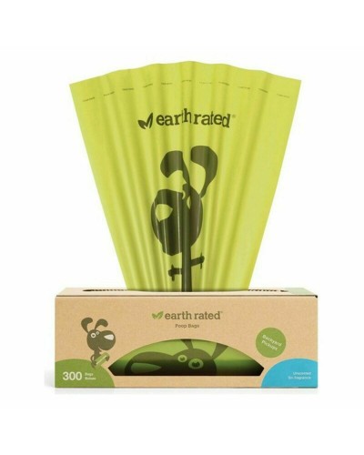 Dispenser di Buste per Animali Domestici Earth Rated UNSCENTBIO300 Carta Plastica (300 uds)