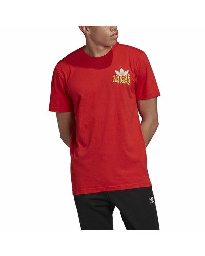 Adidas Maglia Uomo Multifade Rossa - Maniche Corte Sport Allenamento
