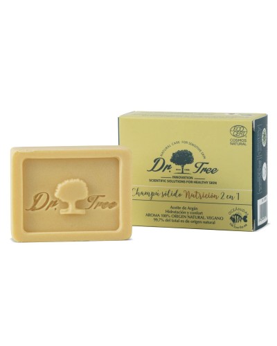 Dr. Tree Shampoo Solido 2in1 Nutrire - Capelli Secchi & Sfibrati - 75g
