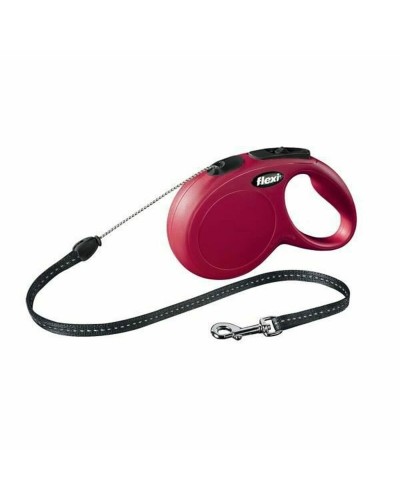Guinzaglio per Cani Flexi New Classic Rosso S