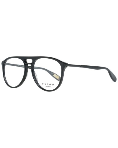 Ted Baker TB8192 Montura de Gafas Hombre - Negro Brillante, Talla 56 - Elegante & Ligera
