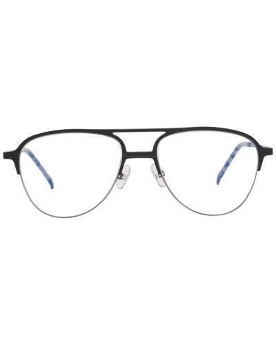 Hackett London HEB246: Rechteckige Herrenbrillenfassung Schwarz 53mm
