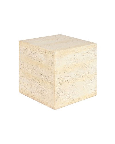 Kleine bijzettafel Home ESPRIT Beige Magnesium 40 x 40 x 40 cm
