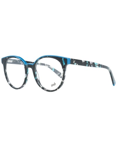 WEB EYEWEAR WE5227: Occhiali da Donna Eleganti, Montatura 55mm, Argento/Blu
