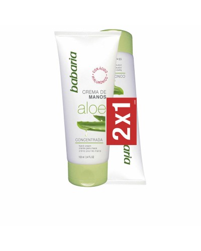Unisex skönhetsset Babaria Aloe Vera Crema Manos Lote 100 ml