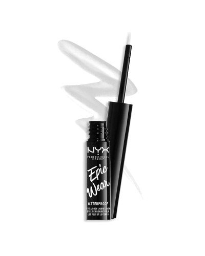 Eyeliner NYX Epic Wear Vesitiivis Valkoinen
