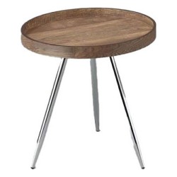 DKD Home Decor Table Console Extensible en Acier, Bois et MDF - Noir
