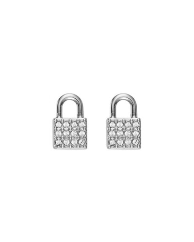 DKNY Women's Drop Earrings Silver 1cm - Fashion Jewelry
