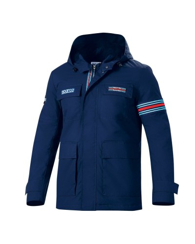 Sparco Martini Racing: Marineblaue Jacke Größe M - Auto Rallye Bekleidung
