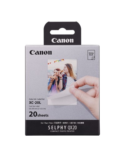 Matt fotografiskt papper Canon 6755C002 5,4 x 8,5 cm (20 antal)