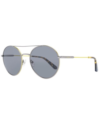 Gant GA7117: Herren Sonnenbrille, Gestell Schwarz Glänzend, Graue Gläser 58mm
