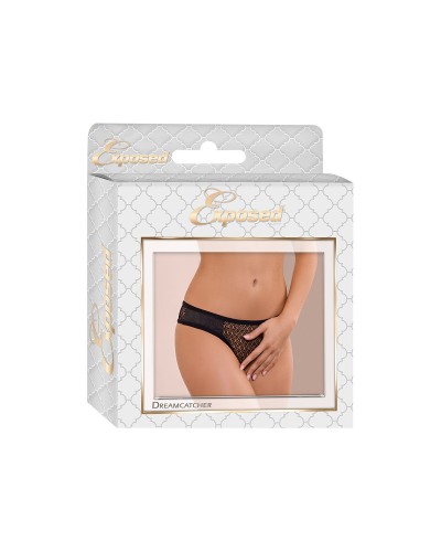 Spitzenhöschen Exposed Schwarz L/XL