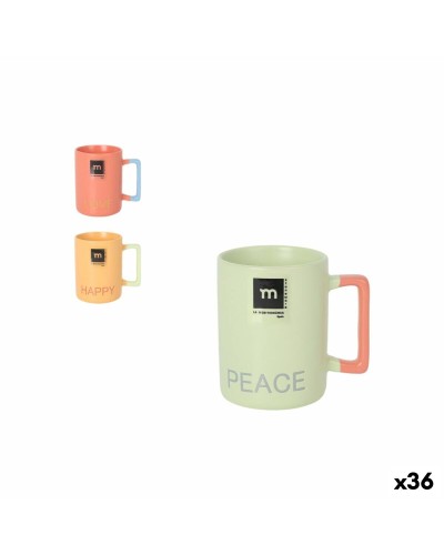 Tasse Kaffee und Tee La Mediterránea Love & Peace 180 ml (36 Stück)