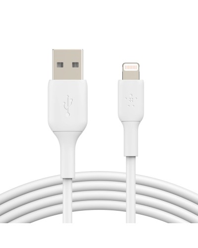USB to Lightning Cable Belkin CAA001BT1MWH White 1 m