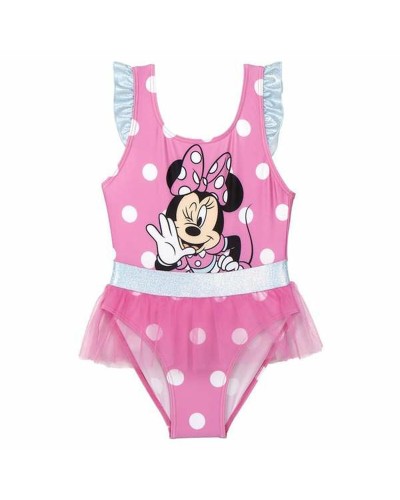 Maillot de Bain Fille Minnie Mouse Rose