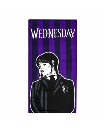 Strandhanddoek Wednesday Zwart 70 x 140 cm