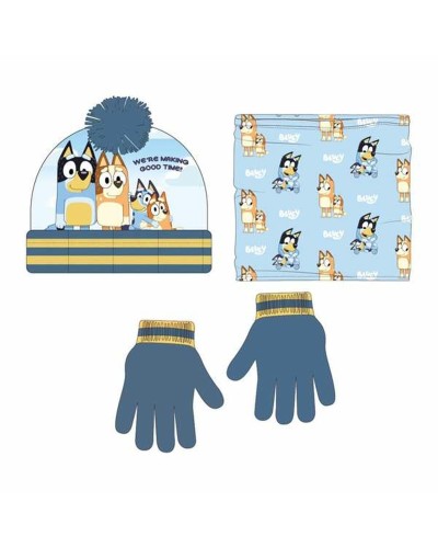 Muts, Sjaal en Handschoenen Bluey 2-8 Jaar