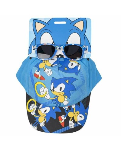 Mütze und Sonnenbrille Sonic 2 Stücke Für Kinder