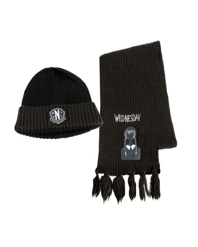 Bonnet et gants Wednesday