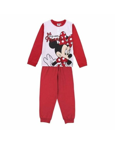 Pijama Infantil Minnie Mouse Rojo 6 Años