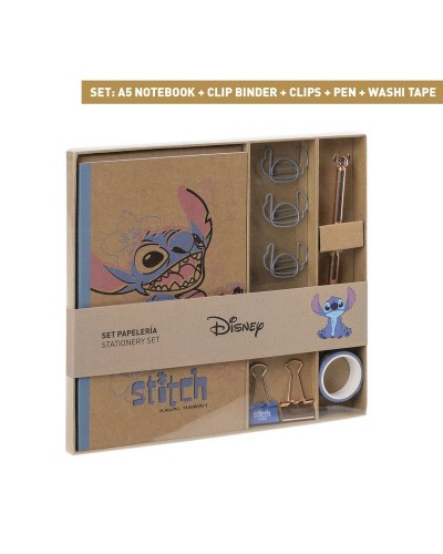 Brevpapper Set Stitch Blå 10 Delar (6 Delar)